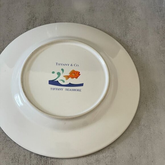 Tiffany & Co. Tiffany Seashore Vintage Child's Bowl Plate Two Piece Ceramic Set - Picture 7 of 9